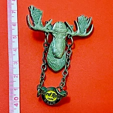 OSLO /  NORWAY / HARD ROCK CAFE / 3D MOOSE  HEAD  PIN / LE