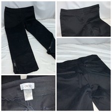 Cache Capri Pants Women s Size 2 Black Cotton...