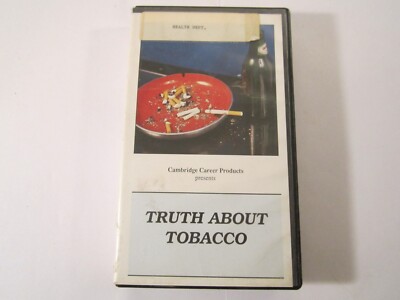 VHS Documentary TRUTH ABOUT TOBACCO 1991 Cambridge Career Products [12R2]