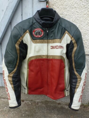 Dainese Ducati  'Battle of the Twins' leather jacket  (Italian size 50) - Photo 1/8