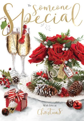 SECOND NATURE Someone Special Singing Musical Christmas Card Xmas Sound Of Christmas Range