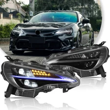 Repackaged LED  Headlights For 2012-2020 Toyota 86 Subaru BRZ w/Blue Animation