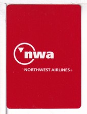 Single Airline Playing Card Northwest Airline...