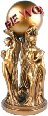 Scarface The World Is Yours 12 Inch Statue Paperweight Collectible Bronze Finish
