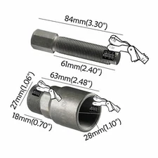 27-28-16mm Fits ATV Motorcycle 3 Way Flywheel Puller Magneto Stator Engine Tool