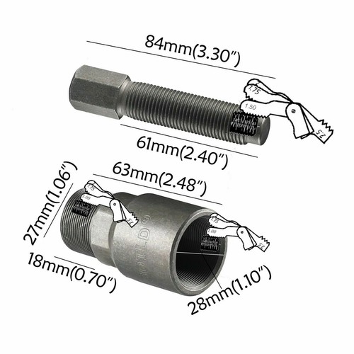 3-Way Flywheel Puller Tool – 27mm, 28mm, 16mm For ATV, Motorcycle, Small Engines