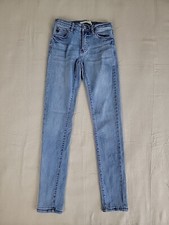 KanCan Skinny Jeans Womens 3 24x28 Stretch Light Blue Mid Rise Modern City