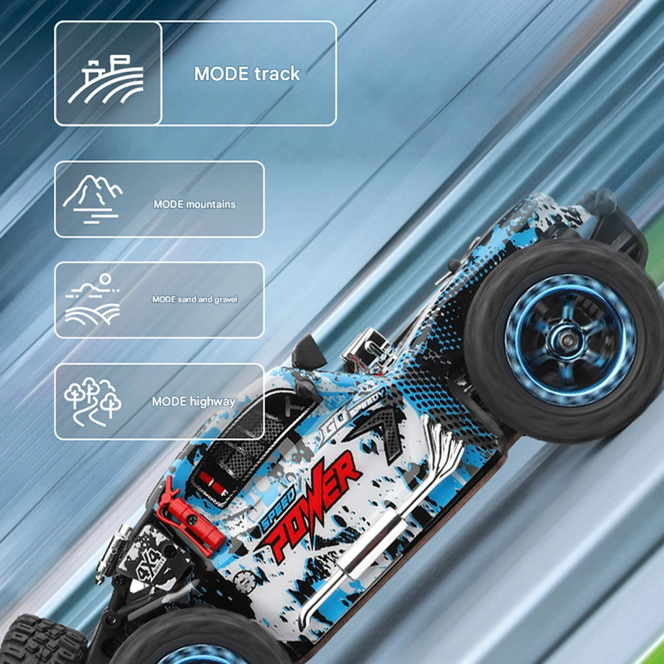 2.4G 1:28 4WD RC Rally Drift 30km/h Off Road Light Racing RTR Car - Image 4 of 4