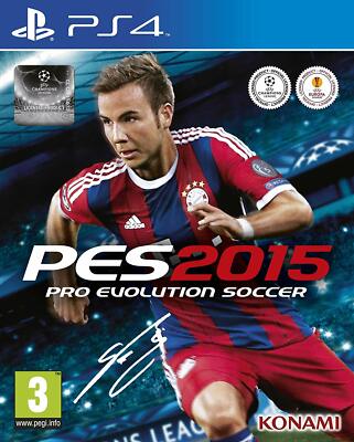 PS4 Pro Evolution Soccer 15 PES 2015 Boxed MINT DISC PS5 Compatible
