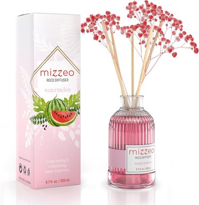 Reed Diffuser Watermelon 6.76 fl oz Highly Scented Room Diffuser Home Fragrance