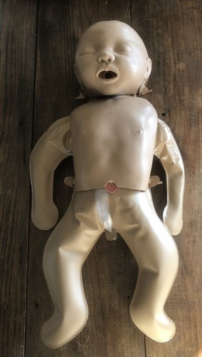 Infant baby CPR Dummy Inflatable Blow Up Mannequin Doll W/Compression ...