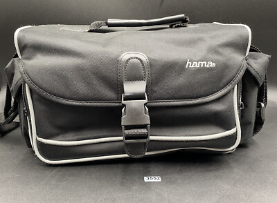 Large Hama Camera Shoulder Bag - Black large quality case bag holdall