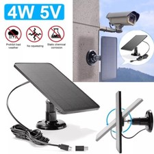 Solar Panel Camera Charger for SimpliSafe Outdoor Cam Arlo Essential Spotlight