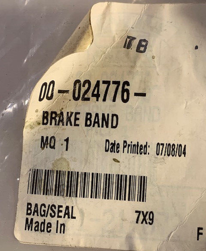 Hobart Motor Bremsband & Feder PN 00-024776 & 00-024775 NOS Original OEM D340 - Bild 6 von 8