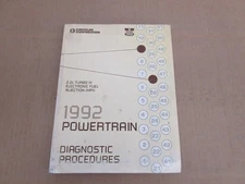 1992 Dodge 2.2 Turbo III engine diagnostic shop service manual Spirit R/T