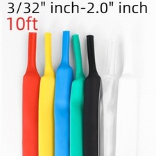 10FT Heat Shrink Tube Lot 3:1 Adhesive Glue Dual Wall marine grade Tubing US