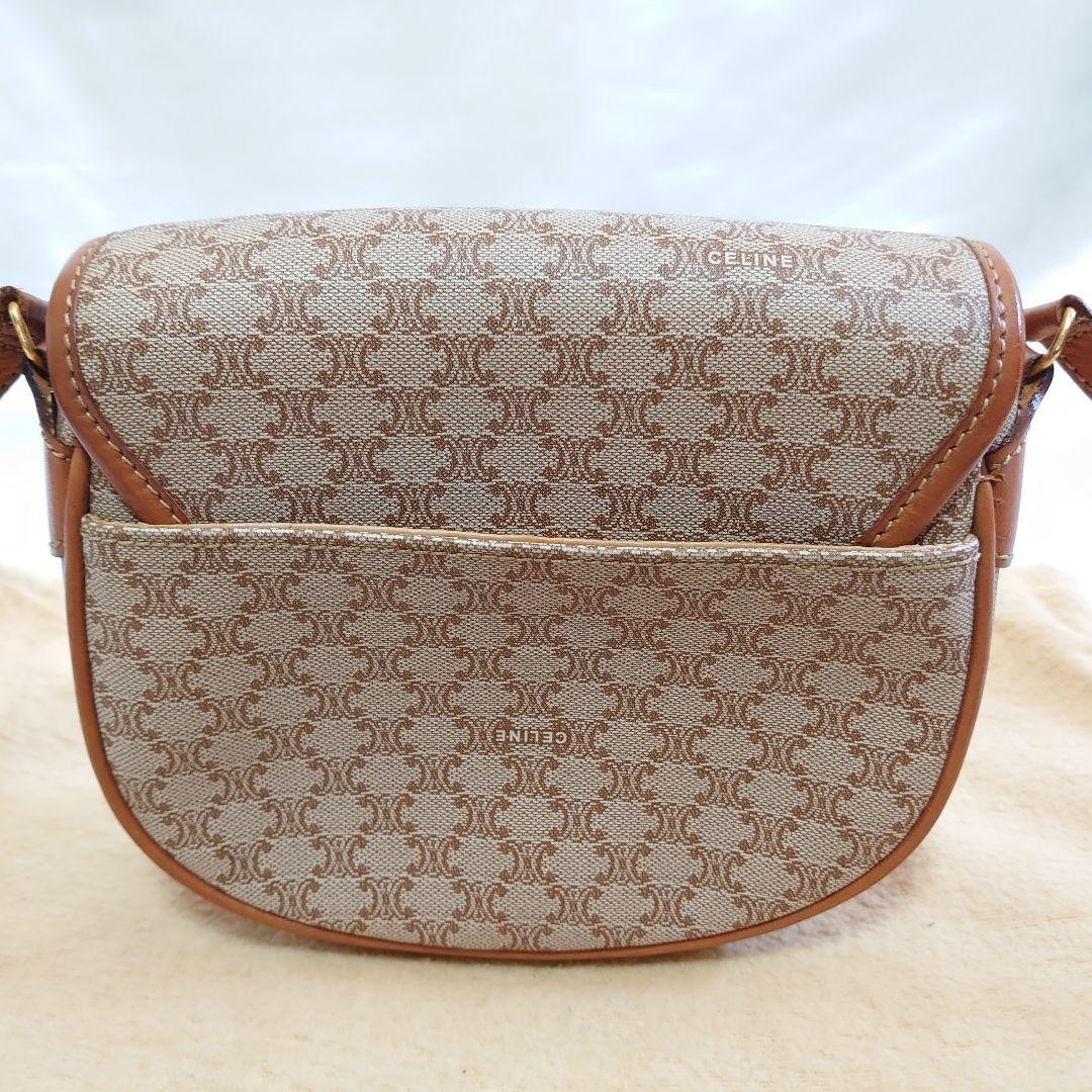 Mint Condition CELINE Macadam Pattern Sacoche Pou… - image 5