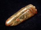 Old Nephrite Jade Stone Carved HongShan Culture Ancient Bug Cicada #11062401 — photo 3