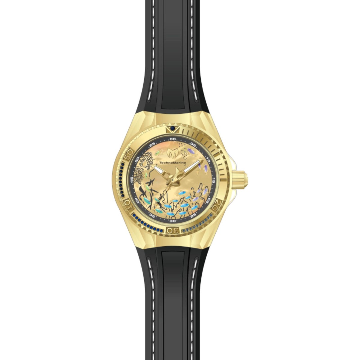 Technomarine Women's Watch Cruise Dream Gold Tone Mother of Pearl
