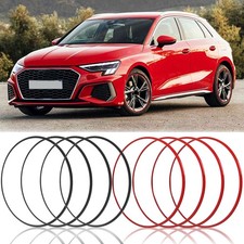 18" 19" 20" Wheel Hub Rim Tire Ring Cover Guard Protect For Audi A5 S5 A6 A7 A8