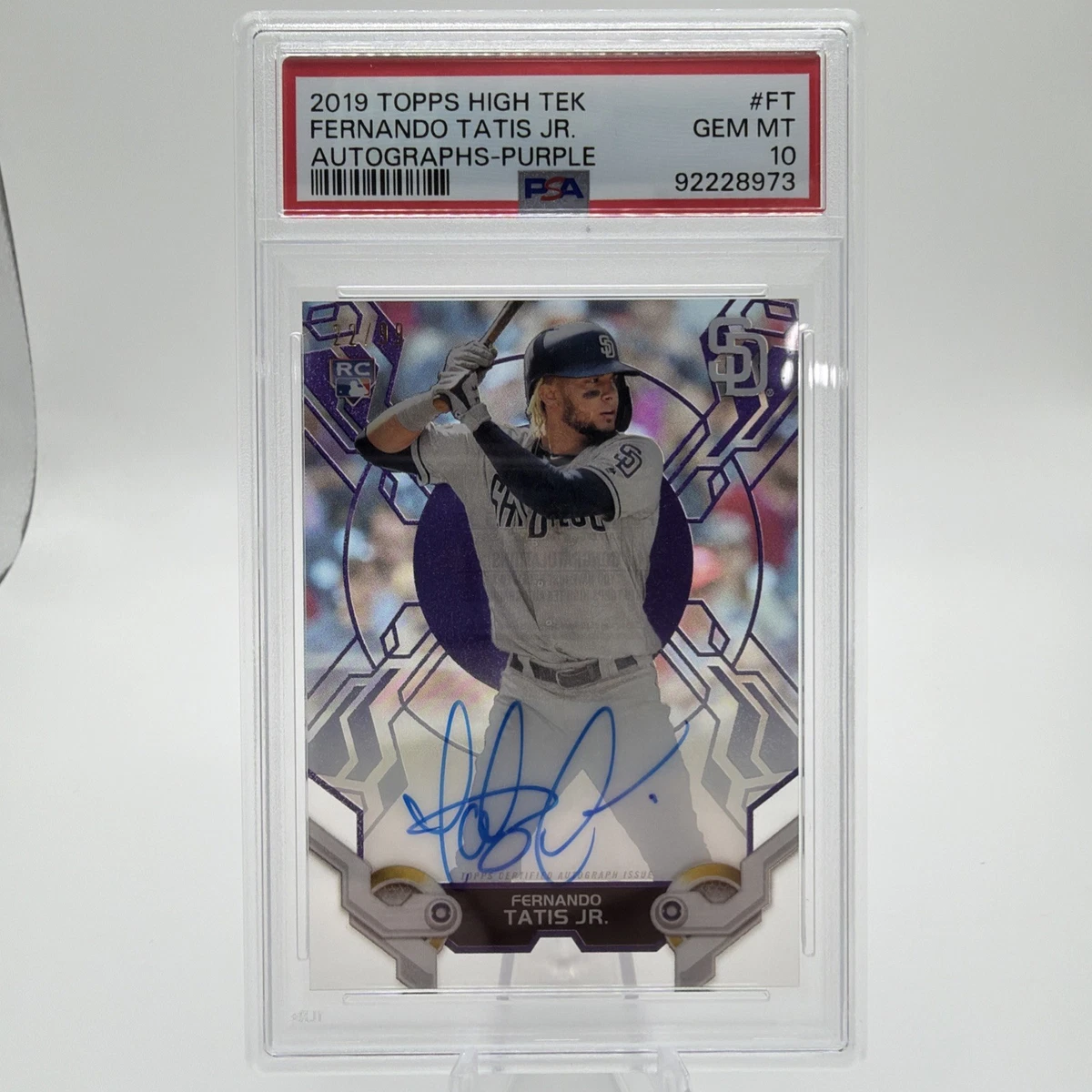 Topps Fernando Tatis Jr. Baseball 2019 Season Sports Trading Cards