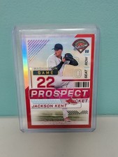 2024 Panini Prospect Edition Jackson Kent #168 Red Holo Ticket /199