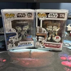 Funko Pop! Star Wars: Captain Rex #274 & Clone Commander Cody #176 W/protectors