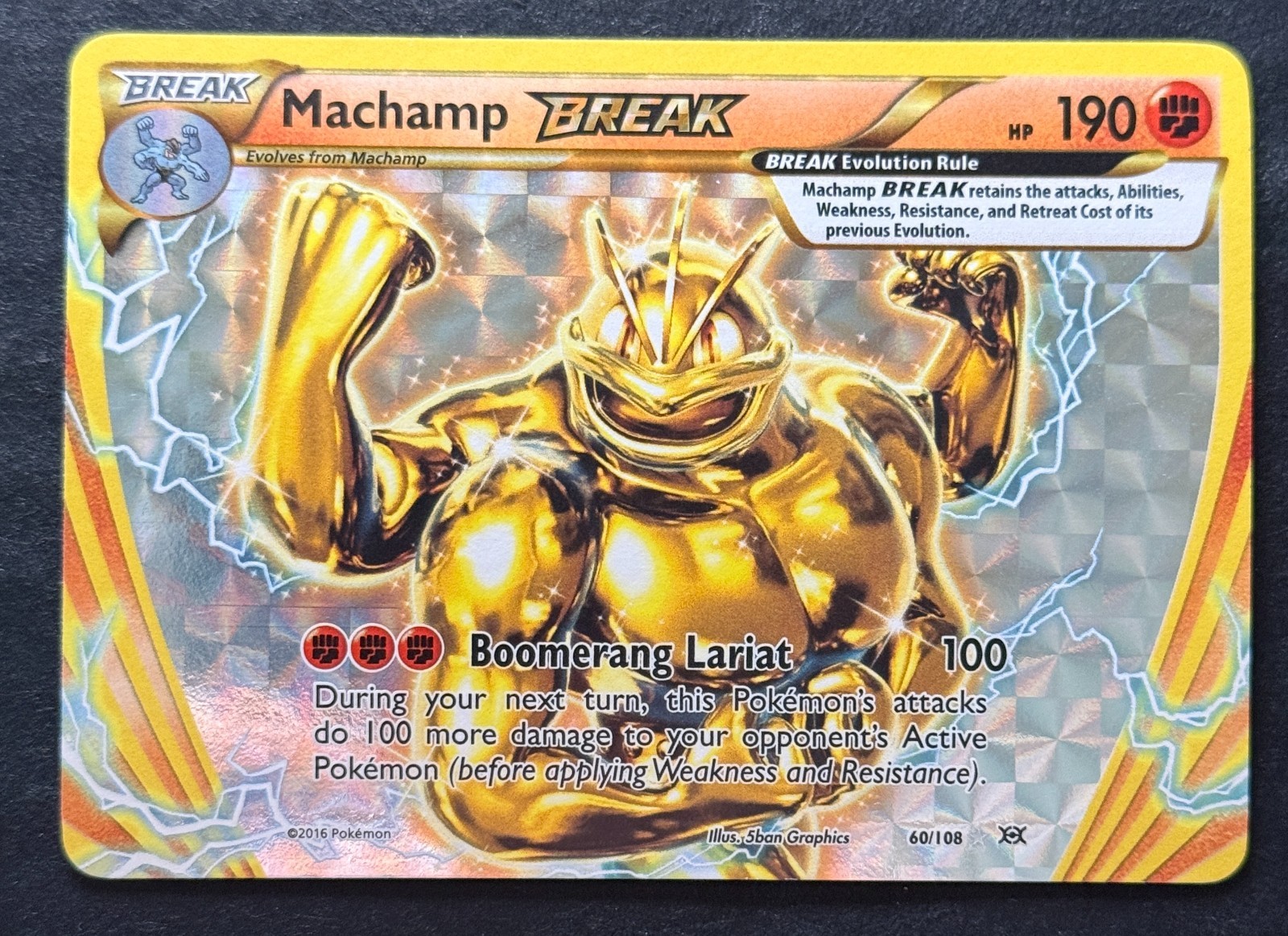 Machamp BREAK | XY--Evolutions | Holo | 60/108 | 2016 | Near Mint (NM)