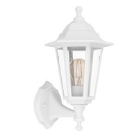 AußEn-Wandleuchte Eglo Olgiata-E Vintage E27 IP44 Weiß Transparent