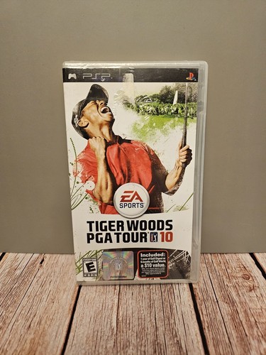 Tiger Woods PGA Tour 10 (2009, Sony PSP) COMPLETE With Manual