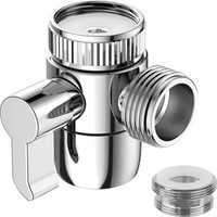 3-Wege Wasserhahn Umschaltventil Messing Chrom M22 M24 Duschsystem KüChe Bad