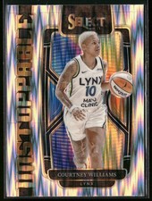 Courtney Williams 2024 Panini Select WNBA #6 Unstoppable Prizms Flash Lynx