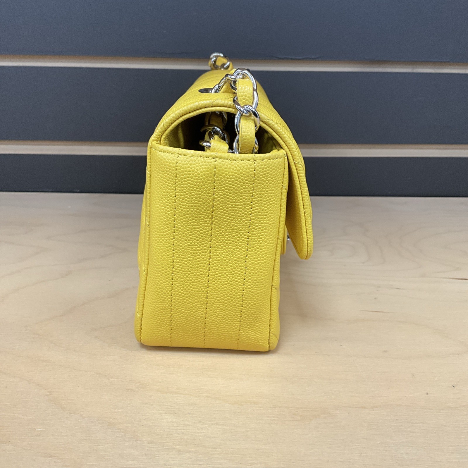 Chanel Yellow Mini Rectangular Flap Bag - image 3