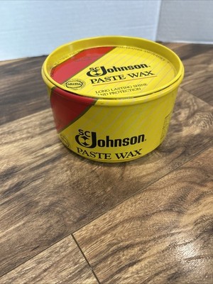 SC Johnson Paste Wax Original Formula Long Lasting Shine ~90% Full