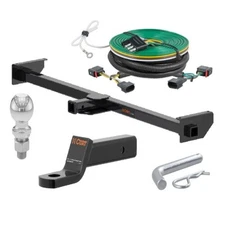 Curt RV Hitch Tow Package 2" Receiver 2" Drop Mount 2" Ball for Dodge Ram 1500