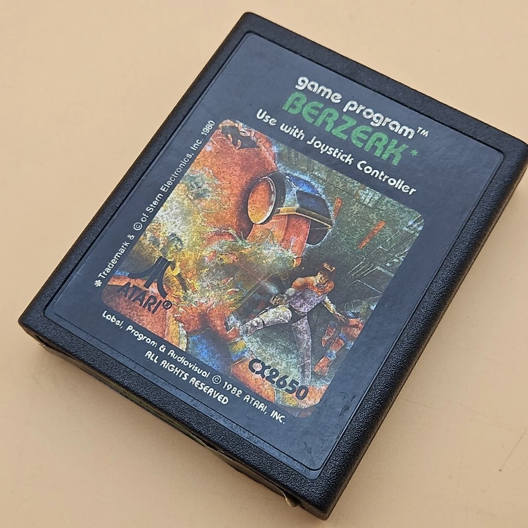 Berzerk Atari 2600 - Édition 1982 - 1st Ed - Blister Scellé - BOÎTE VERTE USA