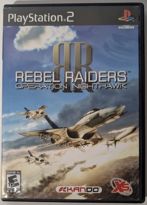 Rebel Raiders: Operation Nighthawk PS2 Sony Playstation 2 Cib Tested and Working