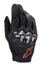 Alpinestars Megawatt Mens MX Offroad Gloves Black/Fluo Red