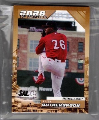 2026  SOUTH ATLANTIC LEAGUE PROSPECTS  TEAM SET  24 CARDS  SAL NEW COMPLETE
