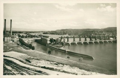 Postcard Wyhlen Power Plant (No.9145)