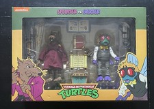 NECA Teenage Mutant Ninja Turtles Splinter and Baxter 2-Pack Action Figures TMNT