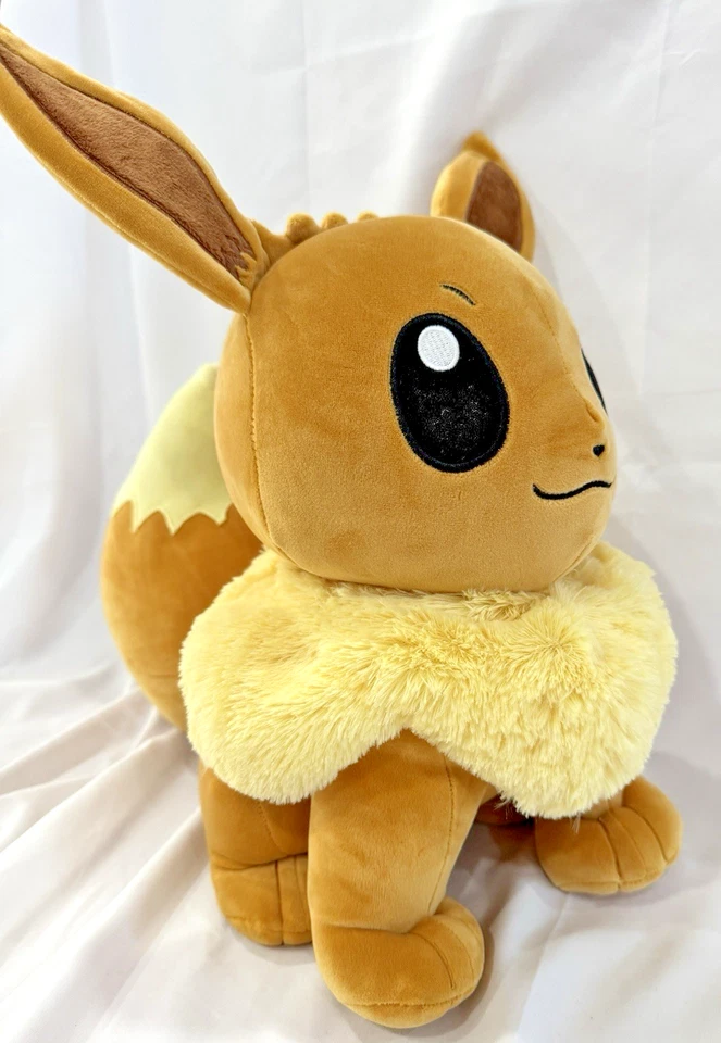 Peluche Pokemon Eevee 14" Super Suave Redondo1 Exclusivo Nuevo con Etiqueta Foto 2 de 4