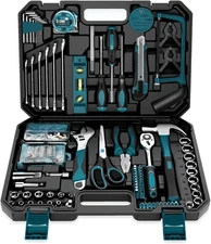 Home Tool Kit 257-PCs - Household Basic Repair Tool Set for Men Women - Blue