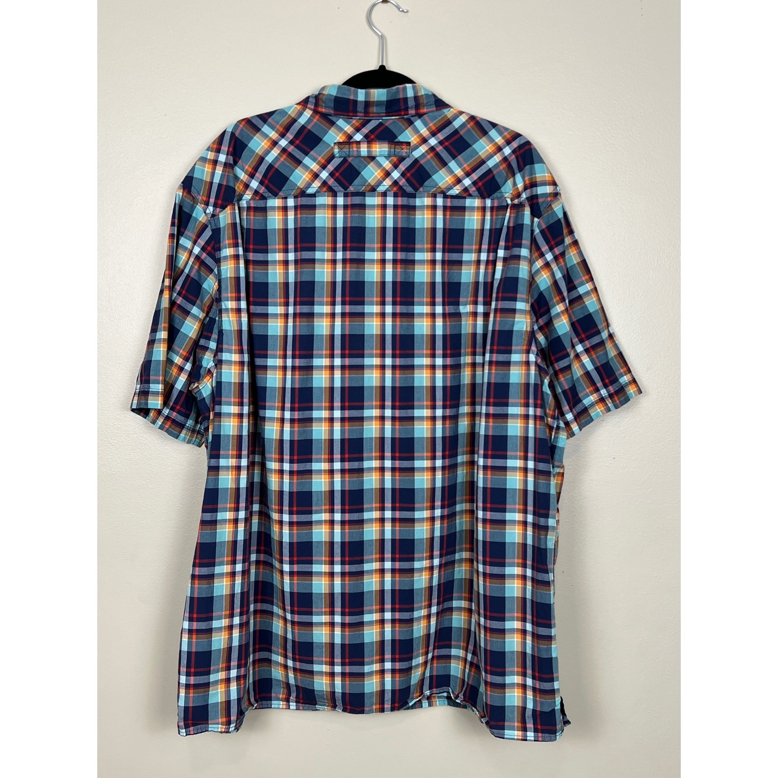 Duluth Trading Co Untucked Plaid Shirt Mens XL Tall Relaxed Fit BBQ 3237-112 image 2