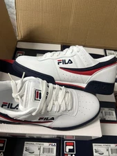 NEW Fila Original Fitness Shoes Athletic Classic Lifestyle Retro White Mens 8