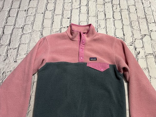 Girl’s Patagonia Lightweight Synchilla Snap-T Fleece PulloverSize L (12) - Picture 3 of 11