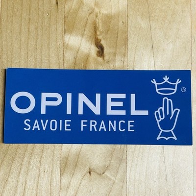 Opinel Knives 3.75'' Outdoor Vinyl Sticker Savoy France Blue Glossy Logo Decal