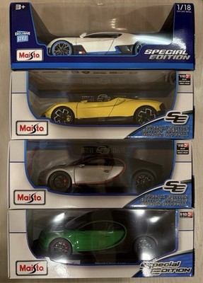 Maisto Bugatti Chiron Sport & Mistral & Divo