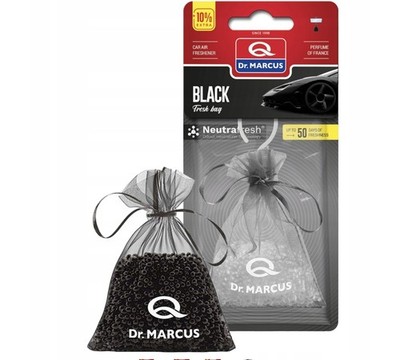 Hanging Fresh Bag Car Air Freshener Perfume Black  Dr.Marcus