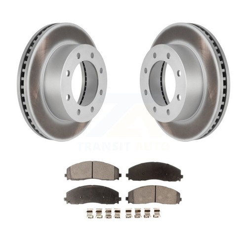 Transit Auto KGF-102744 Brake Disc and Pad Kit Front for F250 Truck Ford 2013 - Picture 1 of 10